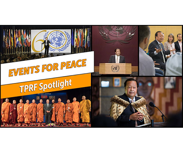 TPRF’s Sponsorship of Peace-Themed Events Around the World