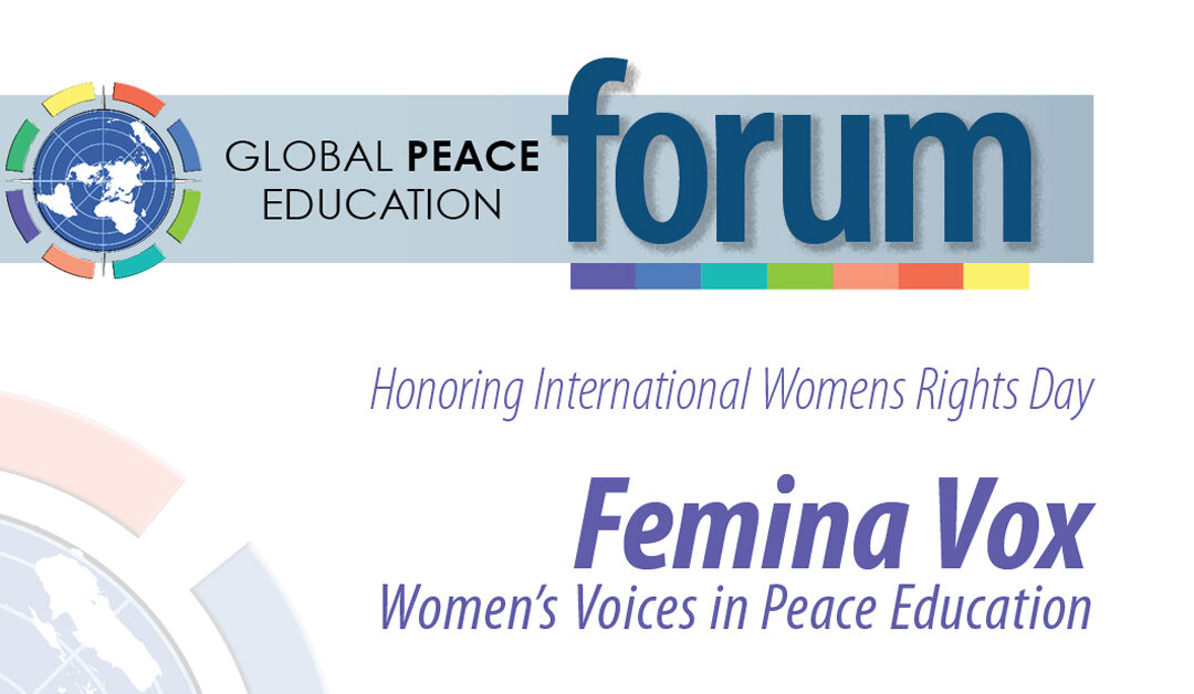 Upcoming Women’s Rights Conference Highlights Peace Education Program