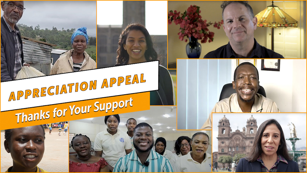 Team members from The Prem Rawat Foundation launch the Appreciation Appeal.