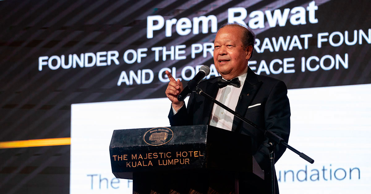 Il BrandLaureate conferisce un premio prestigioso a Prem Rawat e alla Fondazione Prem Rawat